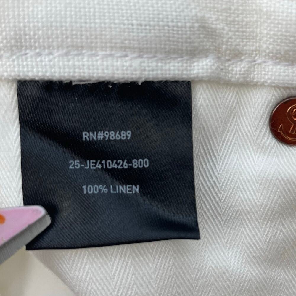 Todd Snyder NWT White Vintage Straight Fit 5-Pocket Linen Pants Men's 33/32 - Picture 8 of 14
